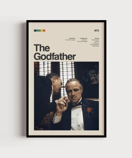 The Godfather Retro Film Posteri