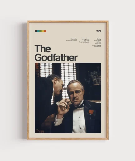The Godfather Retro Film Posteri