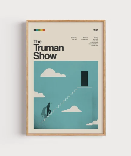 The Truman Show Retro Film Posteri