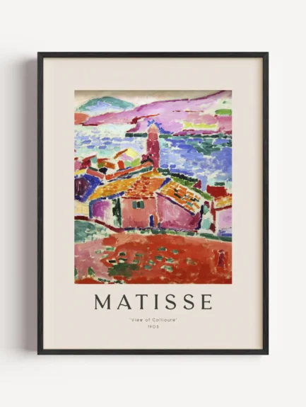 Matisse View at Collioure Poster Baski 1