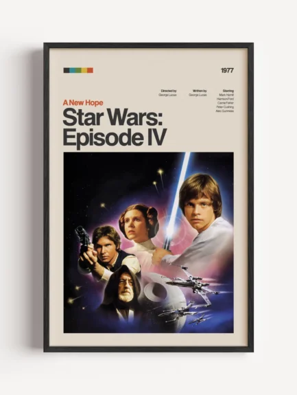Star Wars Episode IV A New Hope Film Posteri 1